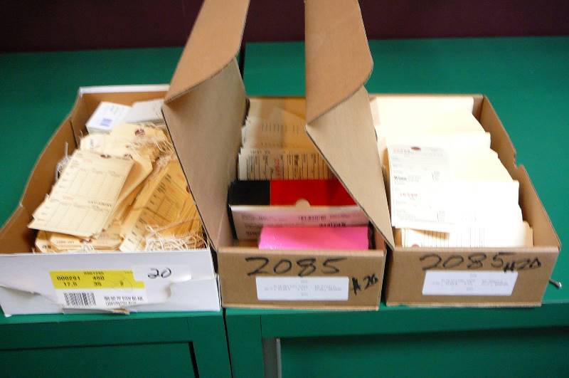 lot 20 image: Lay Away Tags, Alteration Tags