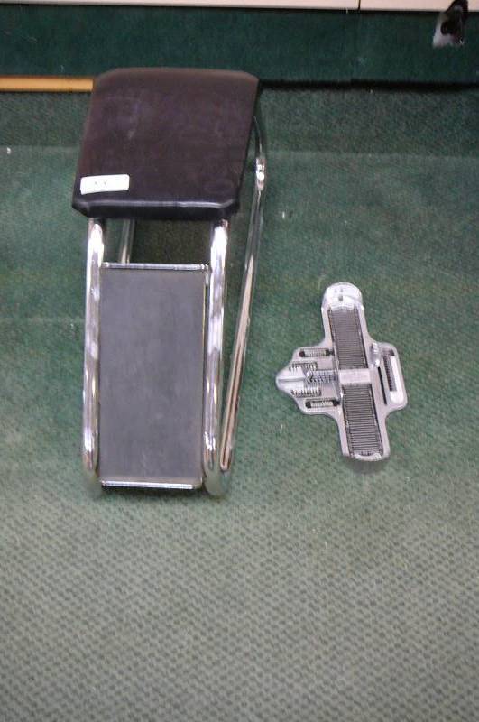 lot 55 image: Show sizer, Bannock Device, Shoe Stool