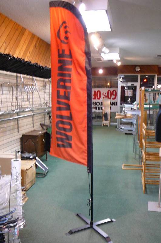 lot 59 image: Self Standing Advertising banner
