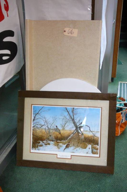 lot 66 image: Counter Tops & Framed Picture