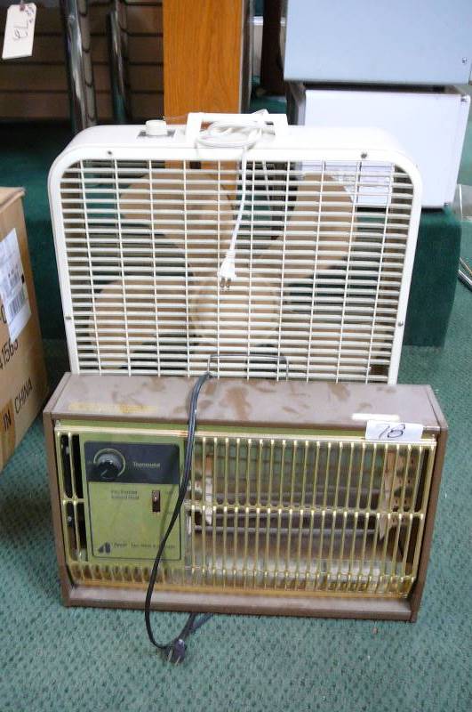 lot 78 image: Fan & Heater