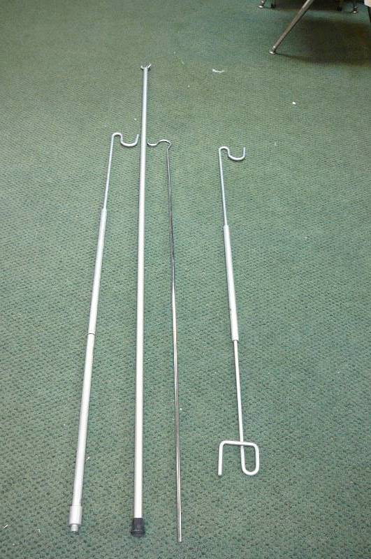 lot 83 image: High Reach Garment Hooks