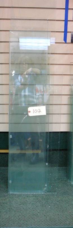 lot 102 image: Glass Shelves