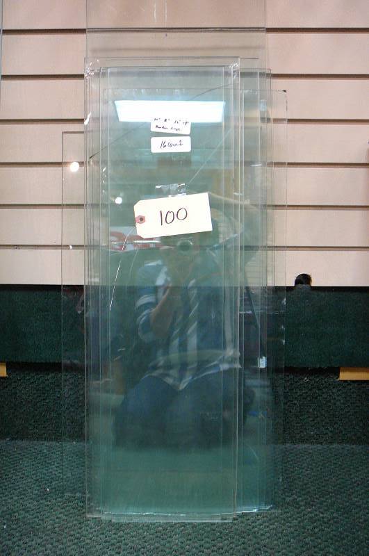 lot 100 image: Glass Shelves