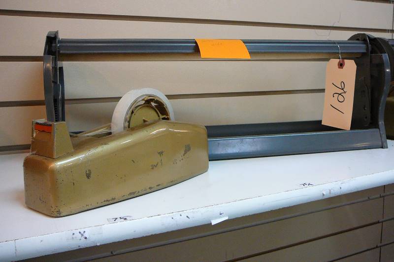 lot 126 image: Wrapping Paper Holder  Tape Dispenser