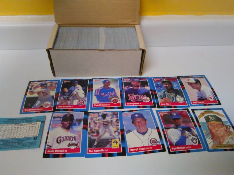 lot 582 image: 1987 DunrussLeaf, Duplicates (Blylevn, Molitor, McGwire)