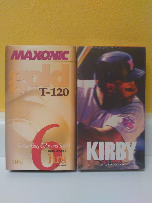 lot 601 image: 2 VHS Tapes, Kirby, Living the Dream, Hall of Fame induction tape (recorded)