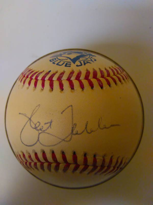 lot 626 image: 1991 Toronto Blue Jays Autographed Baseball, Pat Tabler