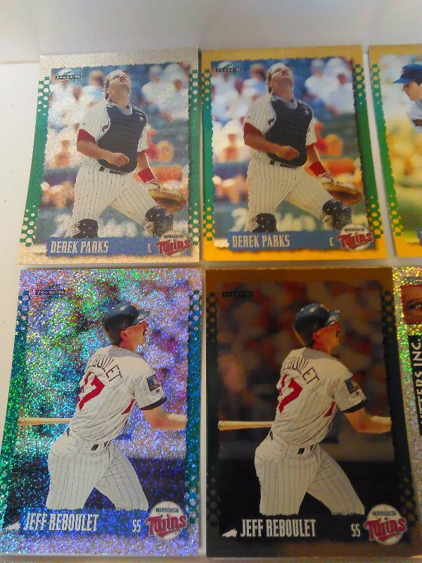 lot 661 image: 1995 Minnesota Twins, Score Baseball Platinum Team Set, 26 items in All