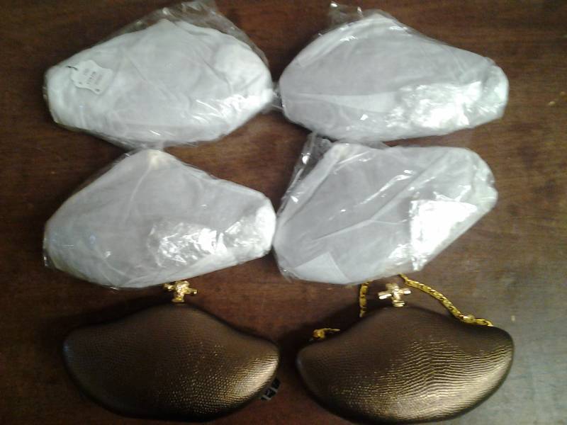 6-New Bronze Shell Shaped Clutches