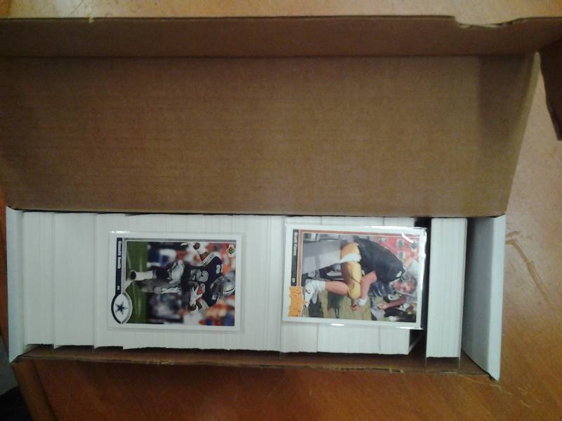 1991 Upper Deck Football Complete Set 700 Card Includes Favre Rookie All In Excellent Condition
