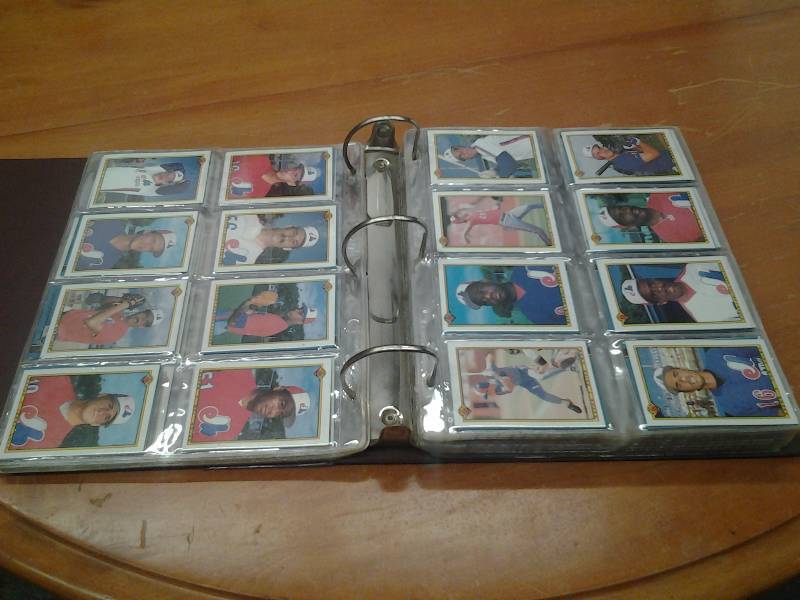 1990 Bowman Baseball Complete Set 528 Cards. Excellent Condition In Album. Sosa, Thomas, Williams, Rookies