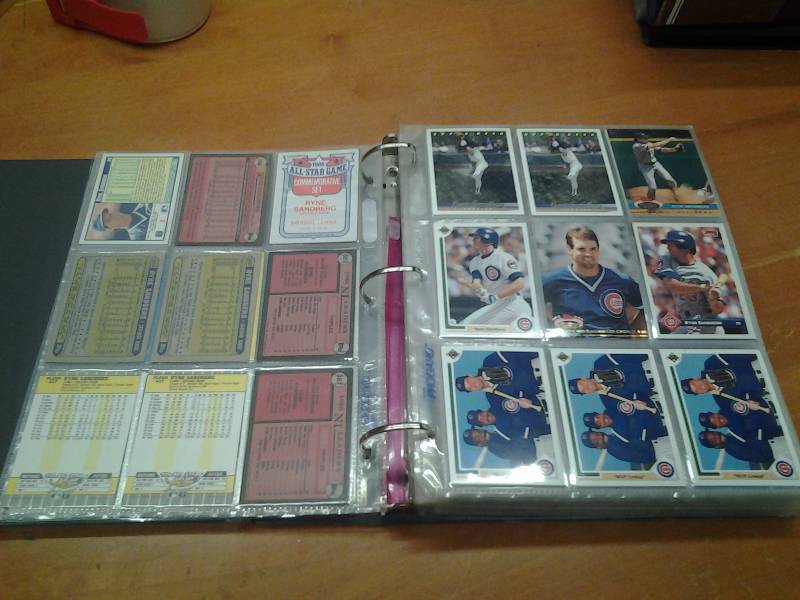 340 Baseball Cards All Stars, Semi-Stars, Mattingly, Sandberg, Maddox, Smith-Homer  Hankies, Rookies. Various Brands & Years, Some Multiples. All In Exc. Cond.