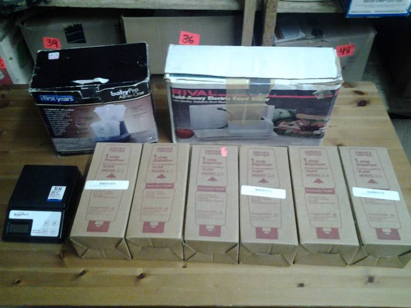 Rival Food Slicer, Baby Food Processor, Scale, 6-New Soap Dispensers