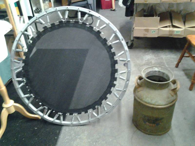 Personal Trampoline, Milk Can
