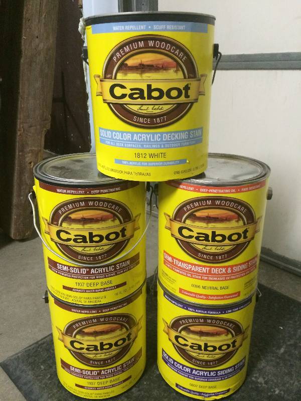 lot 21 image: Assorted Cans Of Stain