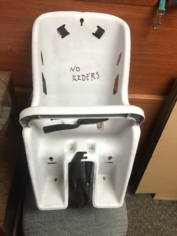 lot 97 image: Bicycle Baby Seat