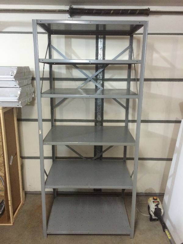 lot 100 image: Steel Shelving