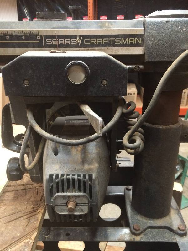 lot 111 image: Craftsman Radial Saw