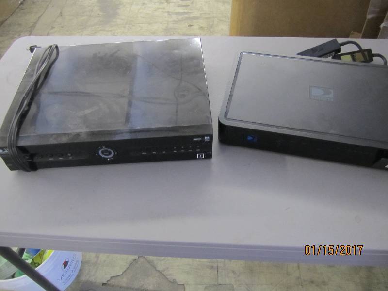 lot 14 image: Lot of 2  Direct TV DVRs , power on...