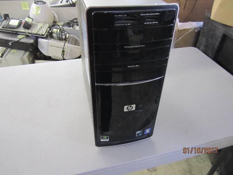 lot 29 image: HP Pavilion  p6210y PC, powers on...