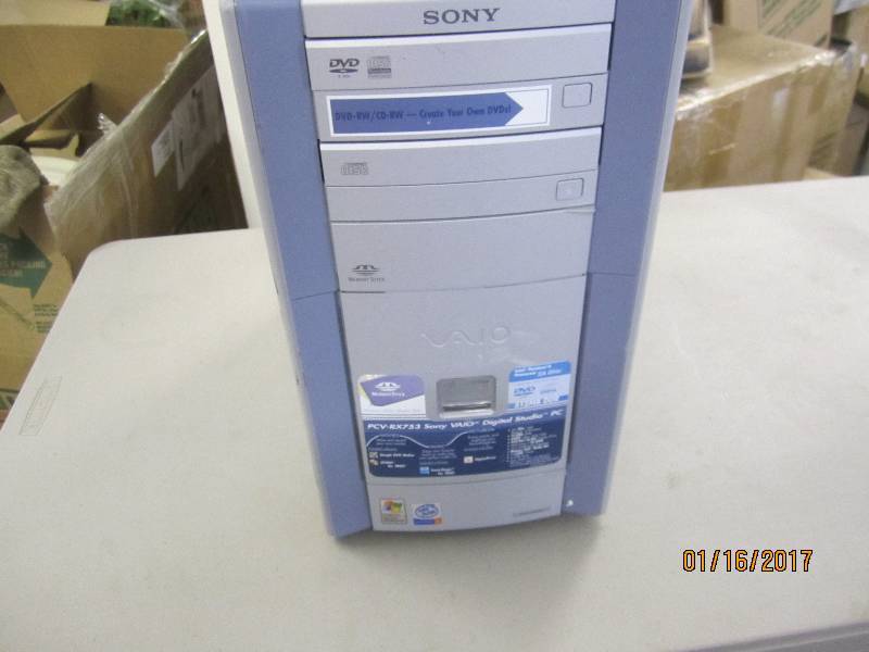 lot 54 image: Sony PCV-RX753 Digital Studio PC, b...