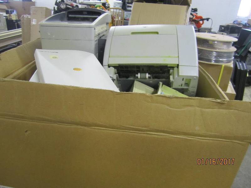 lot 63 image: Pallet of untested printers for par...
