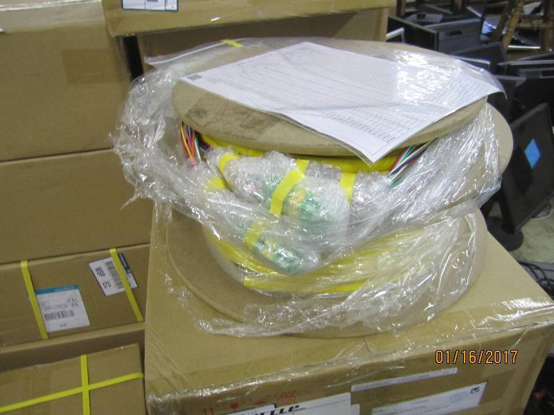 lot 73 image: Roll of Fiber Optic CableSFAX48-12...