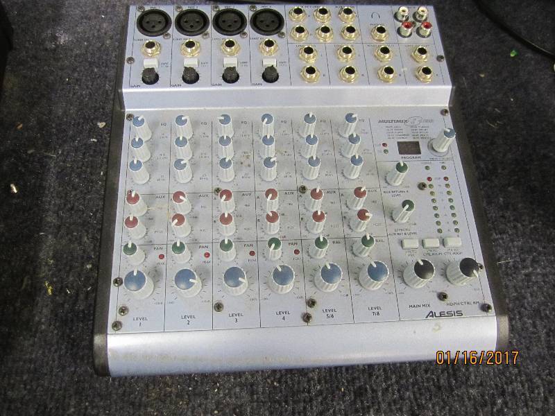 lot 89 image: Alesis Sound Mixer, no cord ...
