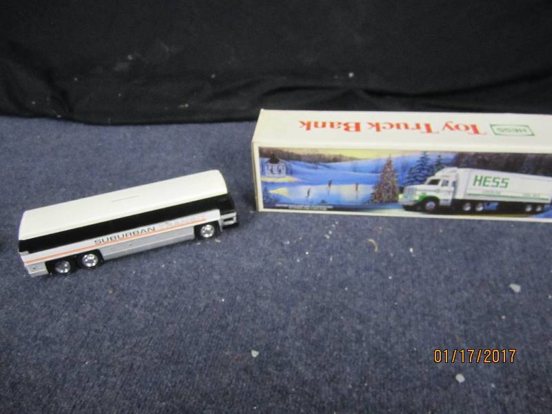 lot 137 image: Model Bus & Transport Truck Banks...