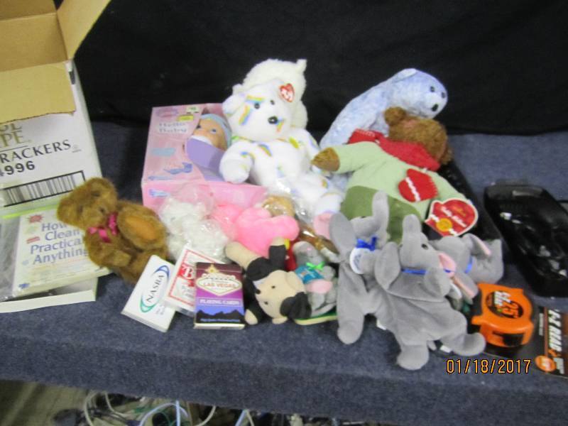 lot 145 image: Mixed Lot Baby Doll, Plush Animals...