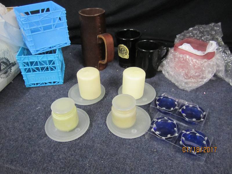 lot 160 image: Assorted CandlesCandleholders, Ren...