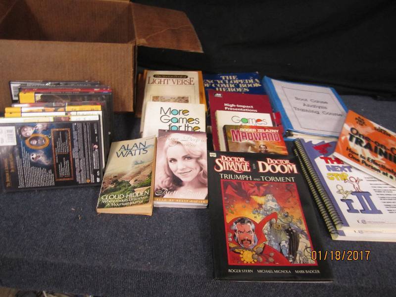 lot 163 image: Assorted Training Books, Comic Book...