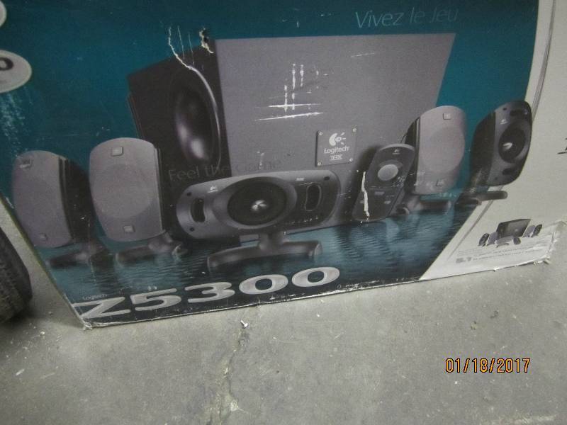 lot 165 image: Logitech Z-5300 Surround Sound Syst...