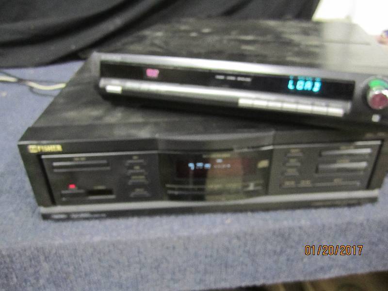 lot 276 image: Audivox DVD player, Fisher 5 CD pla...