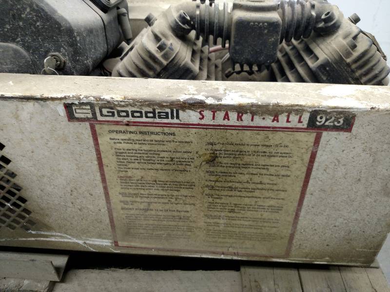 lot 22 image: Goodall 923 Start All Starting Unit...
