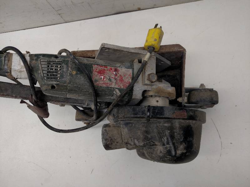 lot 18 image: Metabo 9 Cart Mounted Crack Grinde...