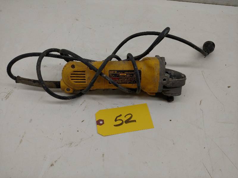 lot 52 image: Dewalt 4 12 Angle Grinder, Works...