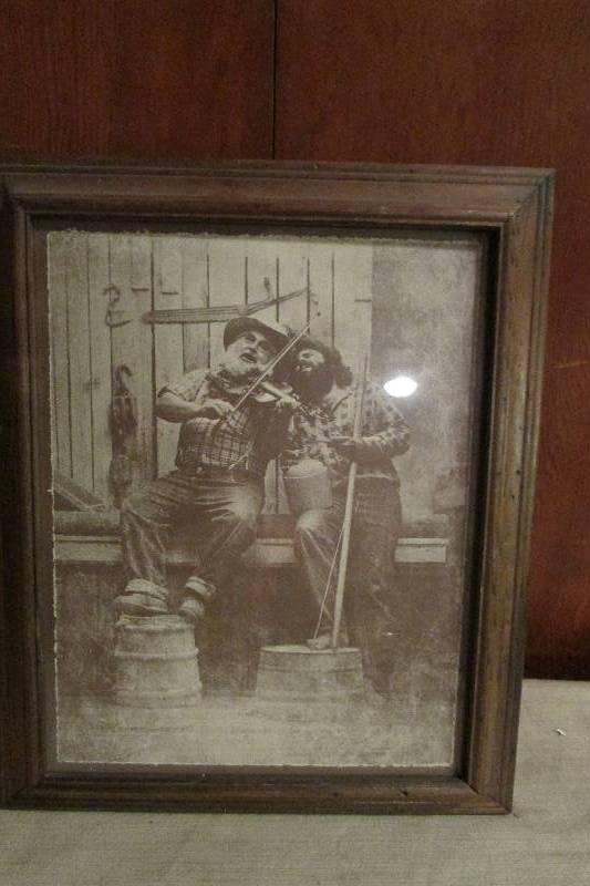 Vintage Framed Hillbillies Picture
