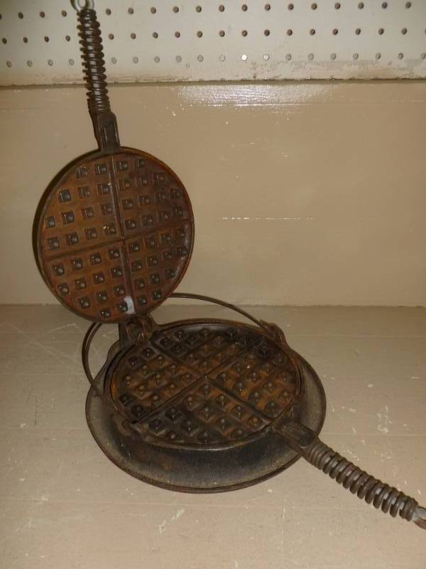 Antique Waffle Pan