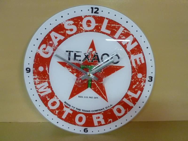Texaco Motor Oil Clock