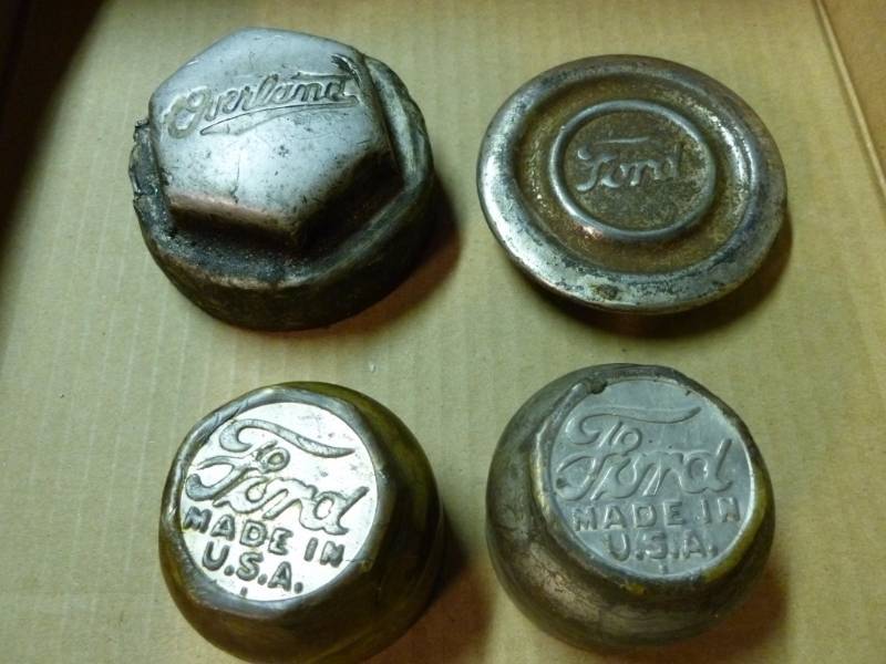 Vintage Ford Hub Covers
