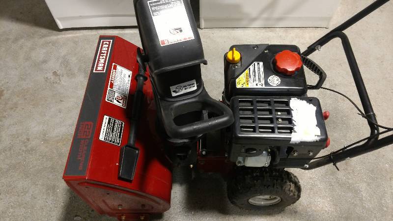 Craftsman snow blower