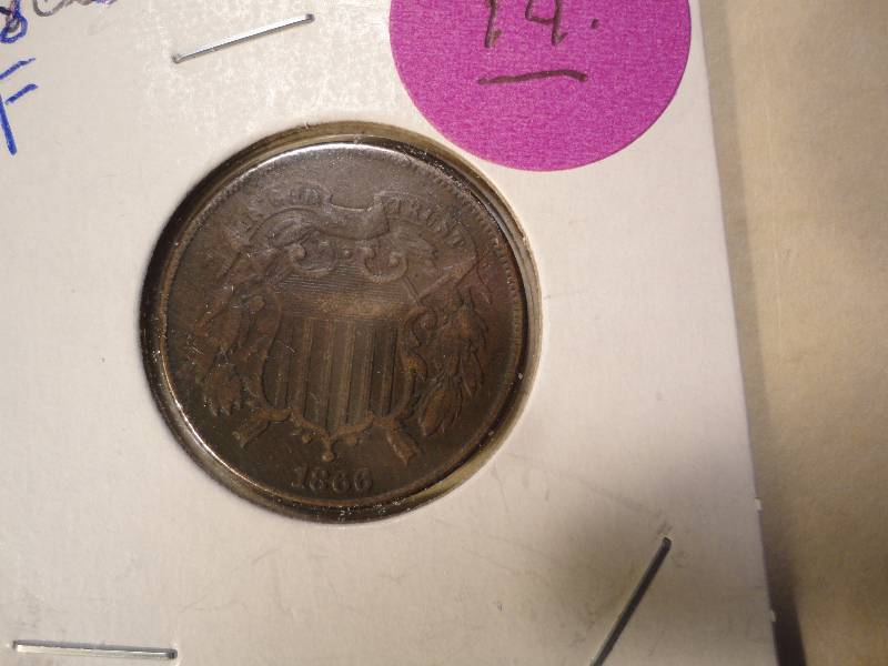 1866 Two Cent Piece