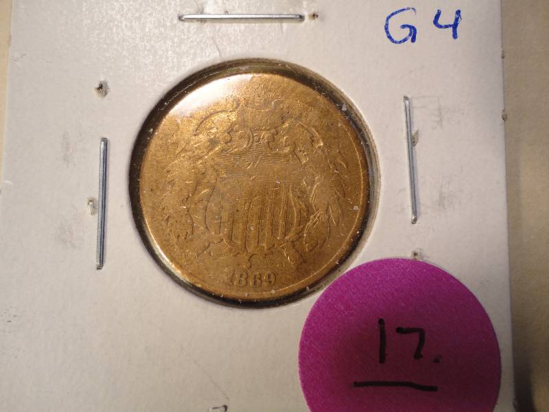 1869 Two Cent Piece