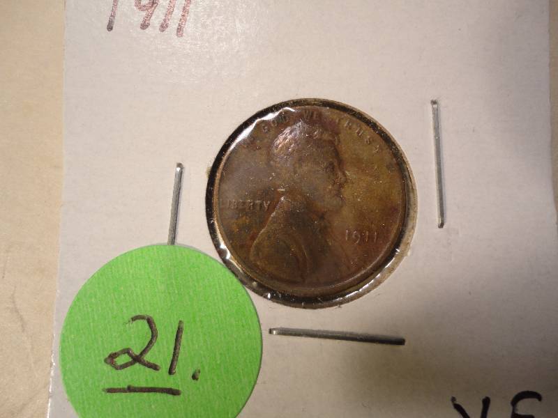 4 Lincoln Wheat Pennies - 1911, 1915, 1917, 1920