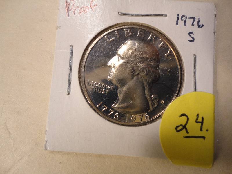 4 Quarters - 1976-S, 1976-D, 1960, 1926 Standing Liberty