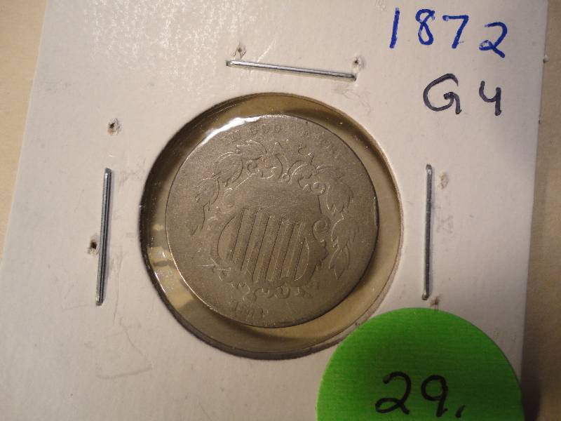 1872 Shield Nickel
