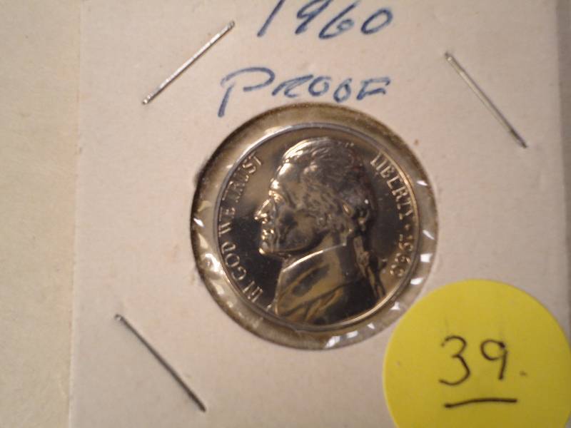 3 Jefferson Nickels - 1960 Proof, 1962 Proof, 1964 Proof