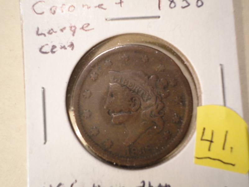 1838 Coronet Large Cent
